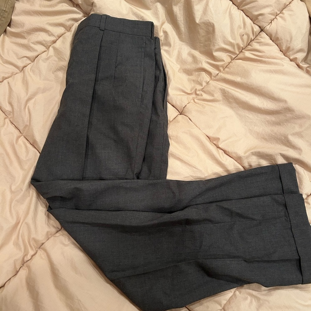 Brooks Brothers Boys Classic Gray Pants, Size 18